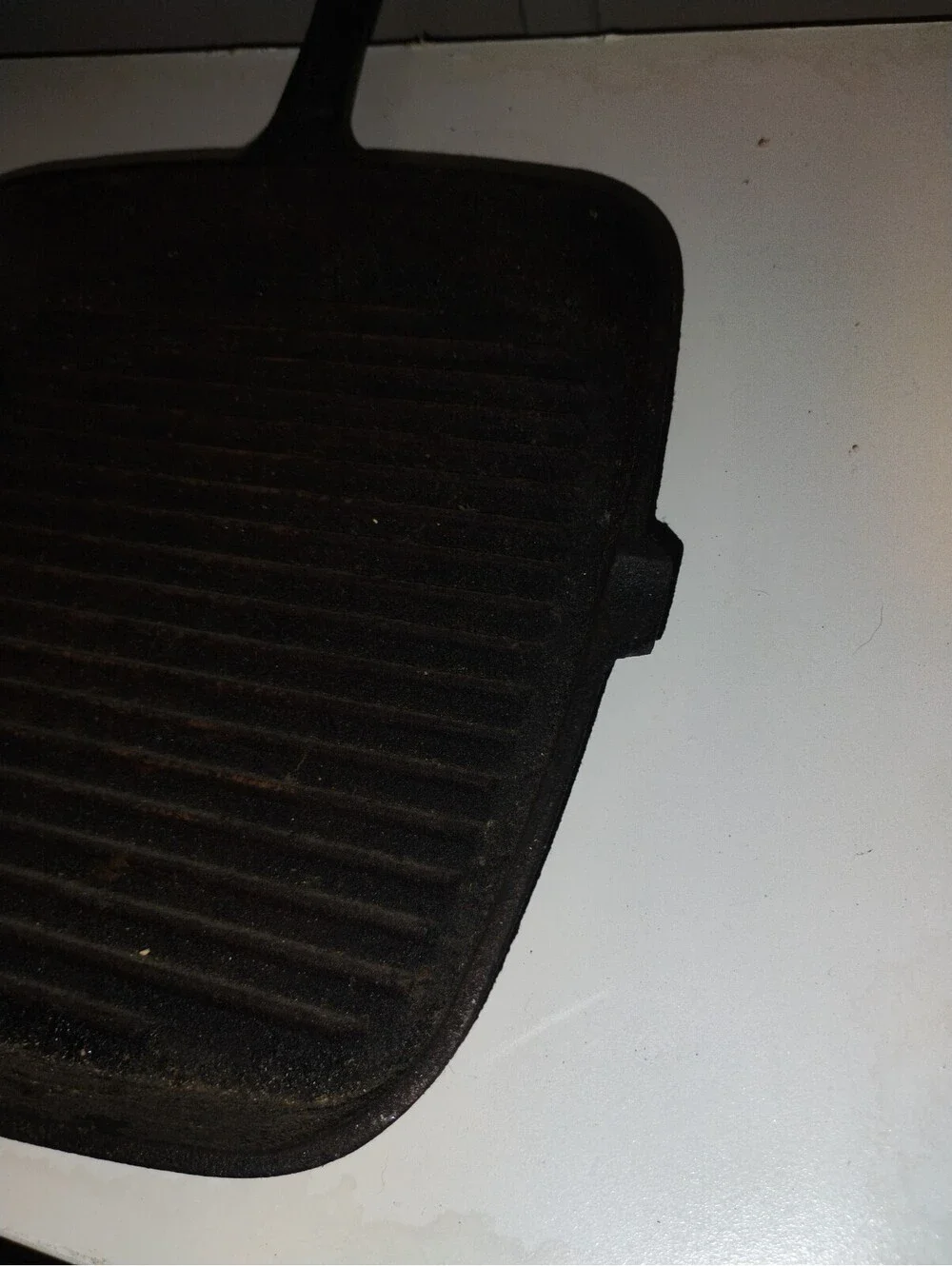 Vintage Lodge Cast Iron Square Grill Pan